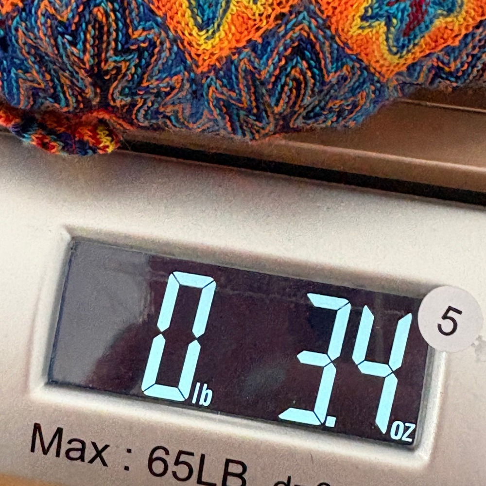 Vintage Chevron Knit Top Small Psychedelic Indie Artsy Retro Festival Y2K Rave - Picture 9 of 9